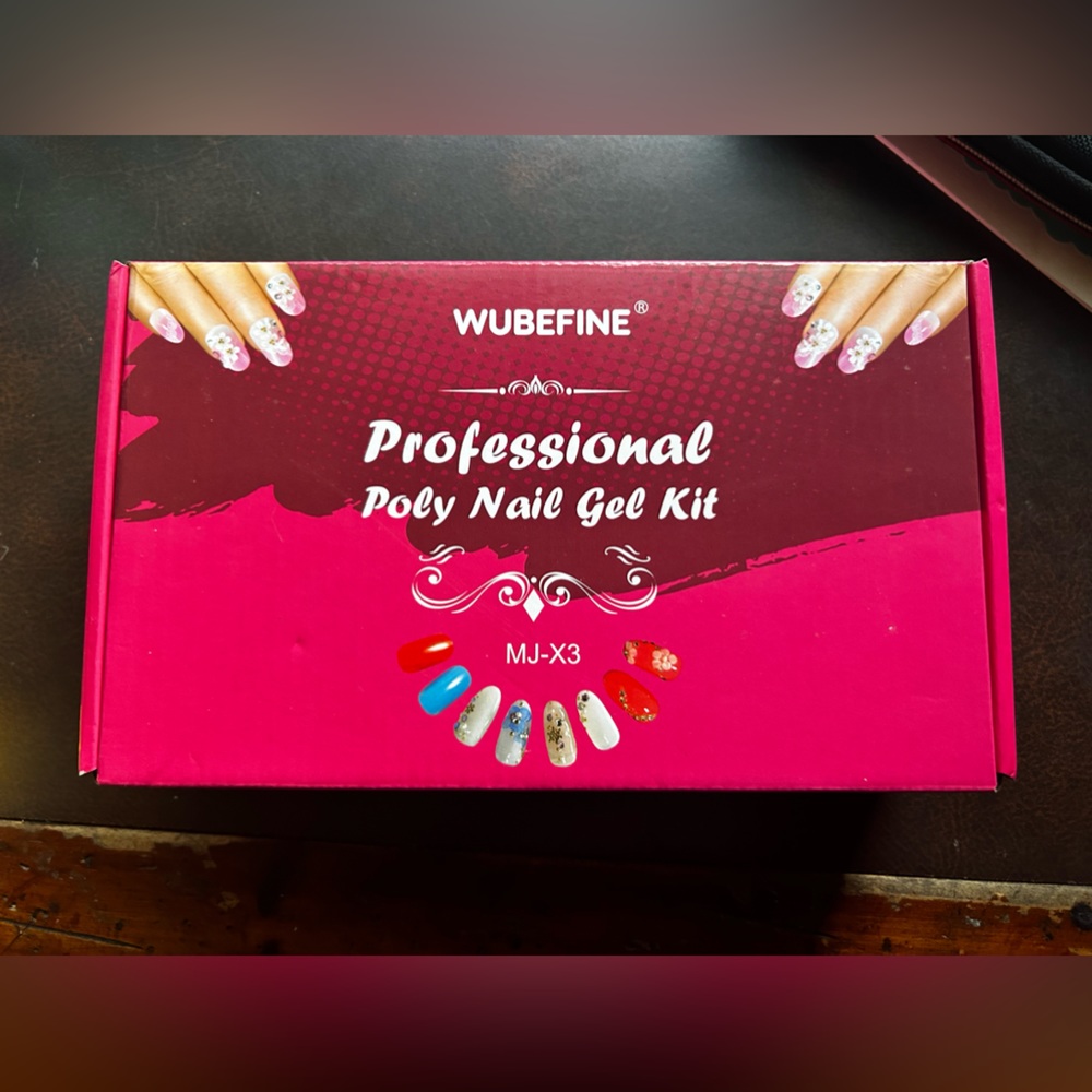 Wubefine poly gel nail complete kit